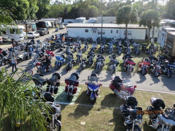 Bike Week Motorycycle Parking