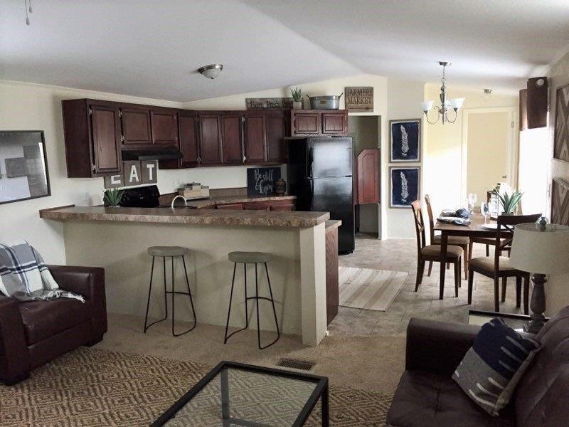Living/Kitchen View