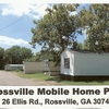 Mobile Home Park for Sale: CHATTANOOGA MHP INVESTORS, Rossville, GA