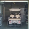 Cart inside shed