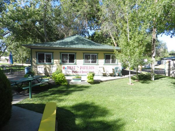 Covered Event Pavilion: 700 square feet with Two Outdoor Patios