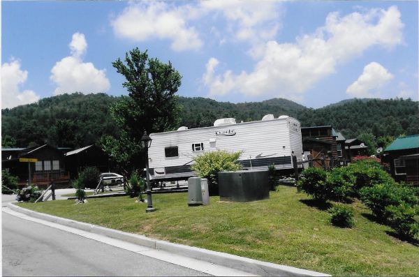 Side View of Lot, With Camper