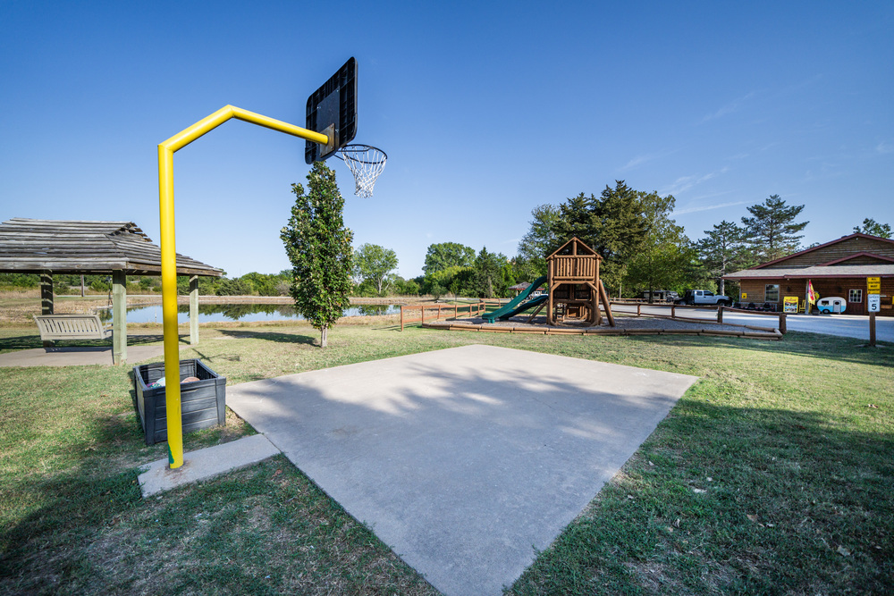 Basket ball court.