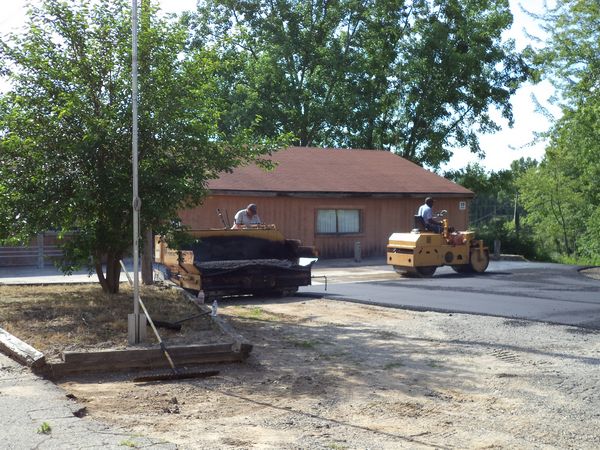 COMMUNITY BLDG PAVING