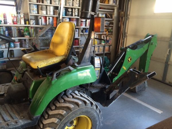 JD Tractor Backhoe Attachment