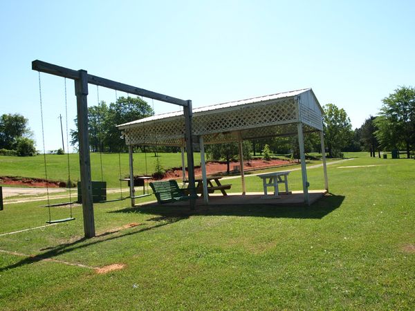 Pavilion, grill