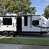 RV for Sale: 2023 CHEROKEE GREY WOLF BLACK LABEL TOY HAULER 24RRTBL