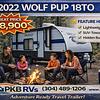 RV for Sale: 2022 CHEROKEE WOLF PUP 18TO