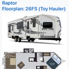 RV for Sale: 2013 Raptor 26FS
