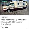 RV for Sale: 2000 RIALTA 