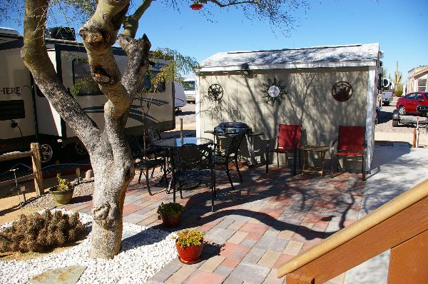 PATIO AND SHED