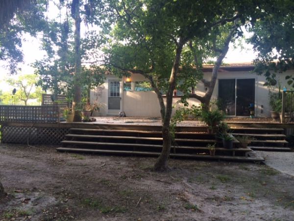 Residence Back Deck and Hot Tub
