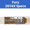 RV for Sale: 2017 FURY 2614X