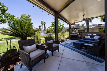 Photo of Site 371 Three fountain water and golf course front, two structures to enjoy the views