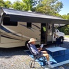 RV Lot for Rent: Semi Private RV lot overlooking Nolichuckey River & Smoky Mountains, Chuckey, TN