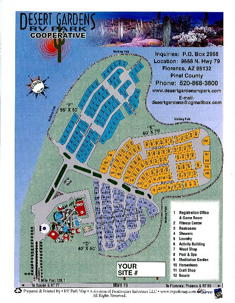 RV Park Map